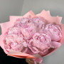 7 розовых пионов — вид 4