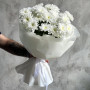 5 белых кустовых хризантем — вид 3